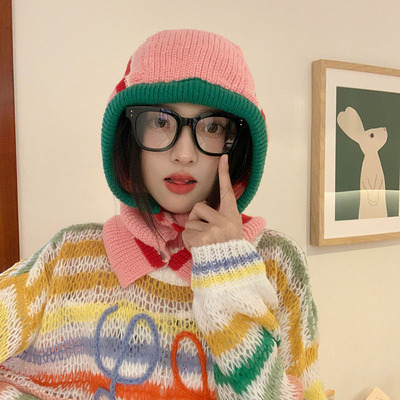 巴拉克法帽女秋冬季韩国套头