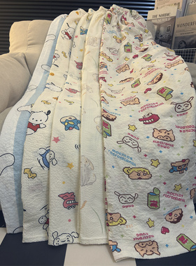 高个子加长版170cm阔腿睡裤女卡通可爱夏季薄款中高腰直筒居家裤