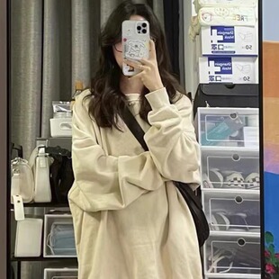 超火cec卫衣女春秋韩版oversizet韩版无帽外套ins潮学生宽松上衣