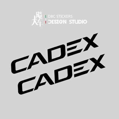 适公路车轮组CADEX贴纸自行车配件车架车身装饰防水反光高端贴花