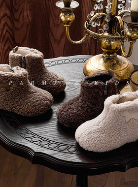 英国NUBEKIDS童鞋女童袜靴高筒冬季新款宝宝公主洋气筒靴毛毛靴子