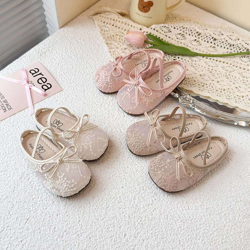 儿童仙女风网面一脚蹬包头半拖2026夏季新款韩版女童蝴蝶结公主鞋,童鞋/婴儿鞋/亲子鞋,儿童凉拖鞋,淘宝优惠券,粉丝福利购,淘宝优惠卷