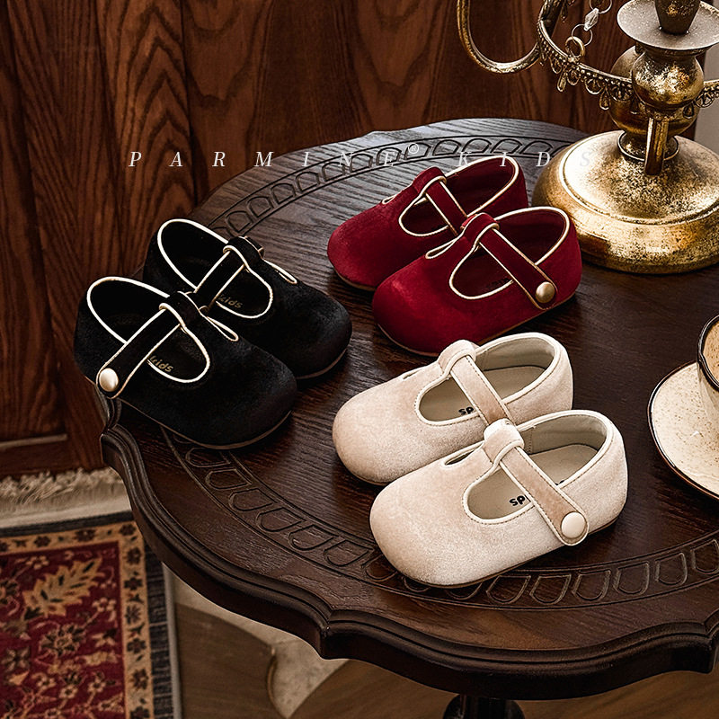 女童宝宝洋气绒面单鞋女小童豆豆鞋宝宝简约奶奶休闲鞋,童鞋/婴儿鞋/亲子鞋,学步鞋,淘宝优惠券,粉丝福利购,淘宝优惠卷