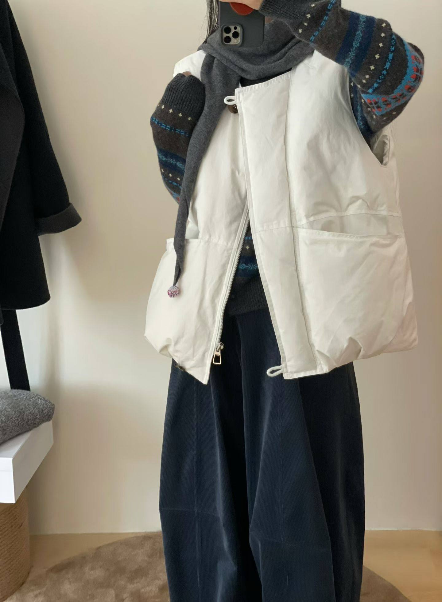 欧洲站2025冬季新款轻暖派羽绒马甲质蓬松无袖羽绒服背心冬外穿