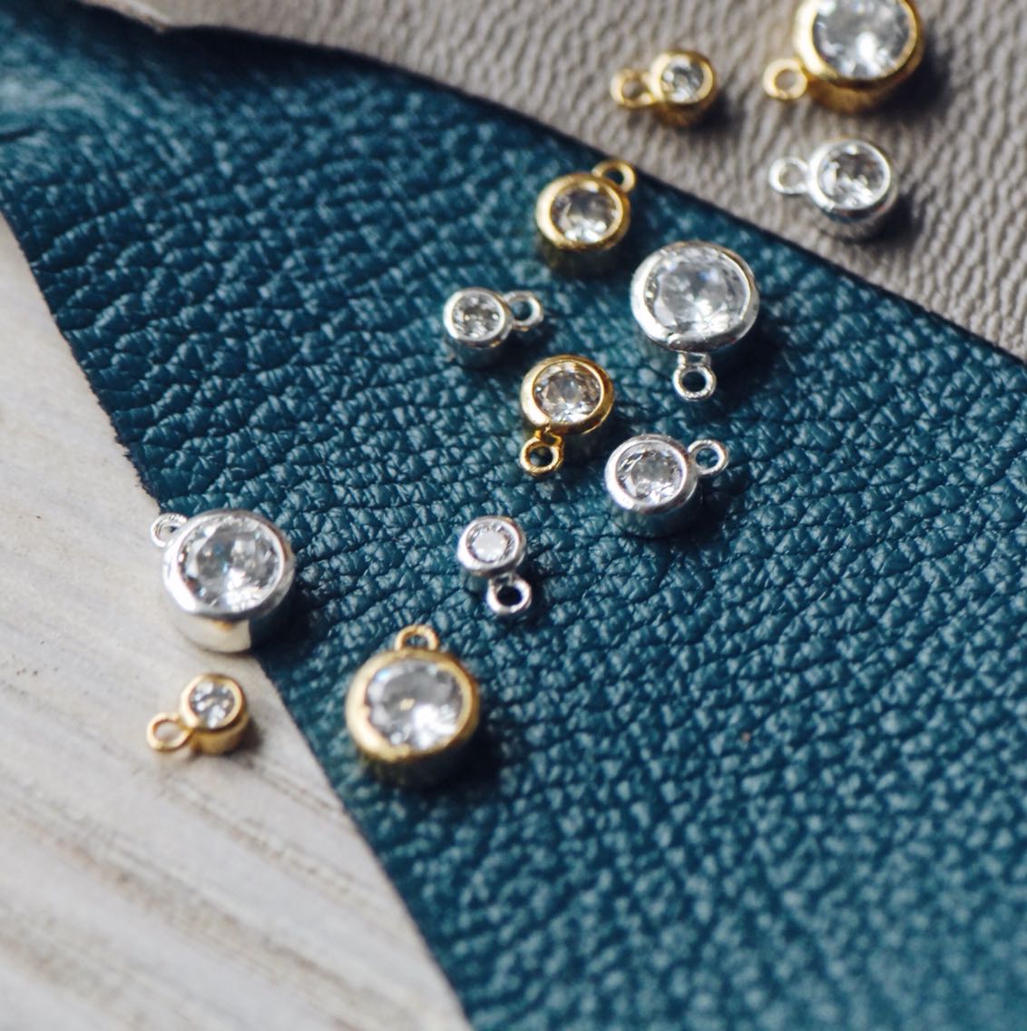 电镀锆石不掉钻手工饰品配件