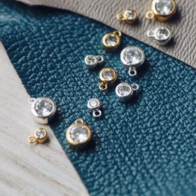 电镀锆石不掉钻手工饰品配件