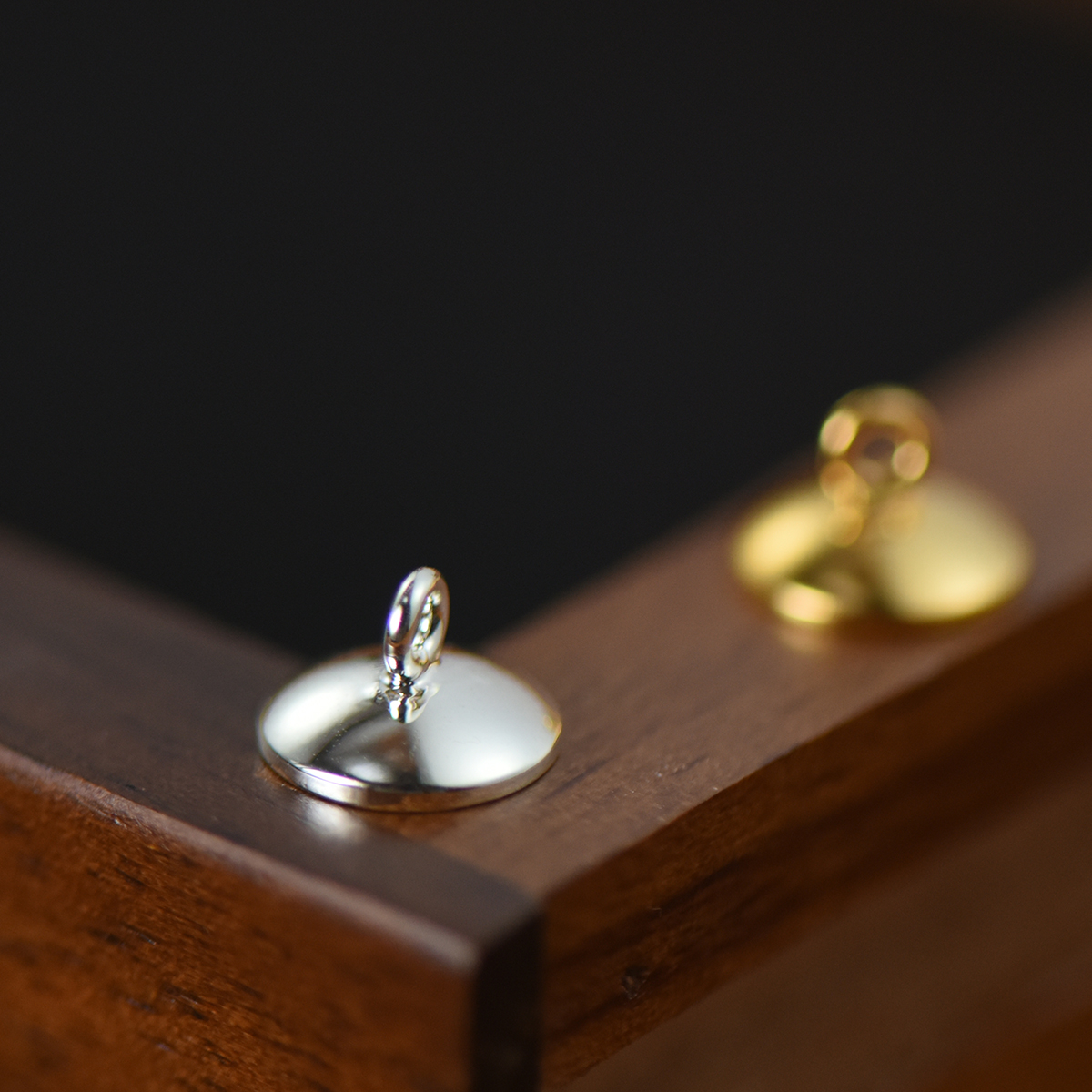 铜镀金高品质不掉色珍珠盖帽