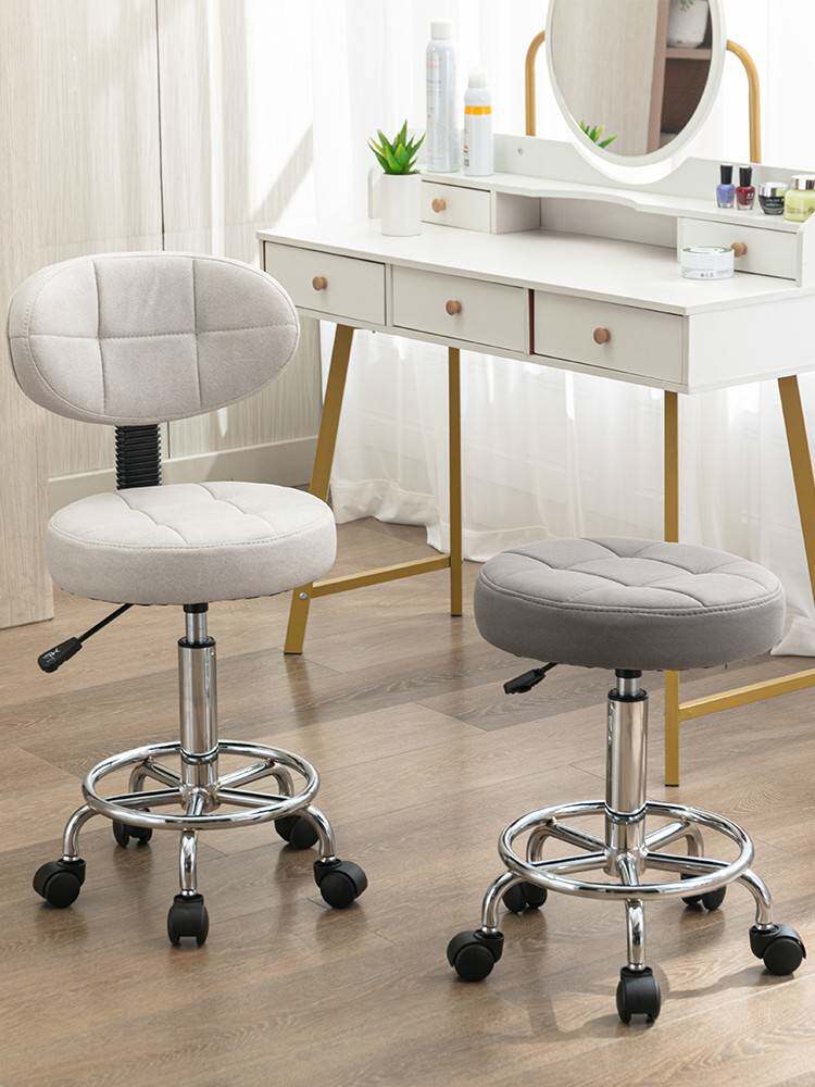 吧台椅家用现代简约收银台椅子前台坐高脚凳升降旋转靠背转椅圆凳