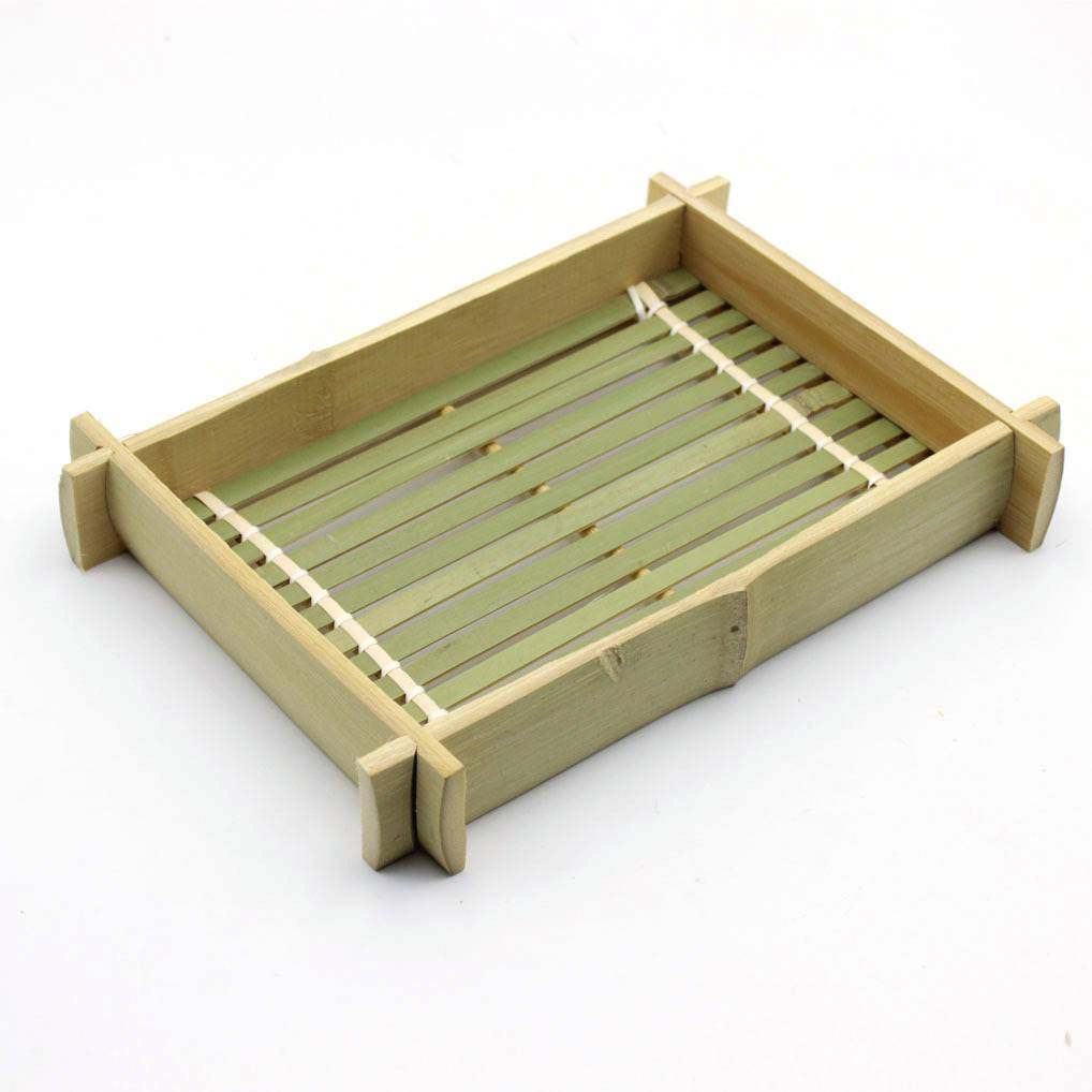 纯手工竹编制品原竹托盘竹餐盘竹节盘子青竹盘竹菜盘茶盘家用农家