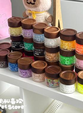 宠物迷你专用皮筋狗狗橡皮筋不伤毛马尔济斯约克夏赛级皮筋细发圈