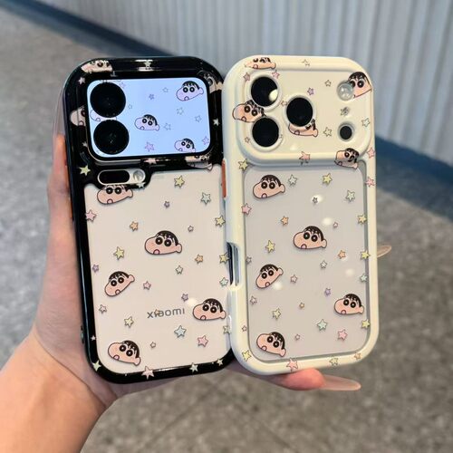 蜡笔小新适用iPhone17手机壳苹果16plus华为mate80全包P80小米17荣耀magic8K90x200nova13reno15防摔保护套