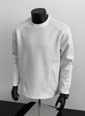 GTLA线上商店GATL韩版穿搭潮美式拼接长袖T恤男百搭打底套头上衣
