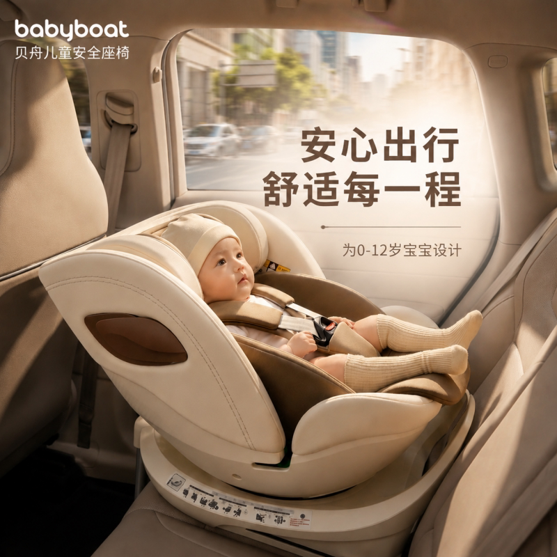 babyboat贝舟智能语音安全座椅