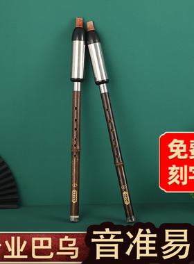 天然紫竹巴乌专业演奏初学竖吹c调降b调g调f调横吹巴乌7孔学生