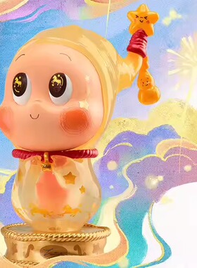 POPMART泡泡玛特点金奔腾系列盲盒星星人 拉布布 SP DIMOO手办