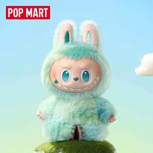 POPMART泡泡玛特Labubu前方高能系列盲盒马卡龙3代搪胶脸毛绒挂件