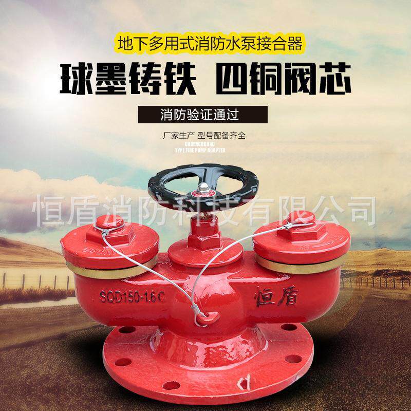 多用式新型新式多功能地下消防水泵接合器安全阀手轮消防器材
