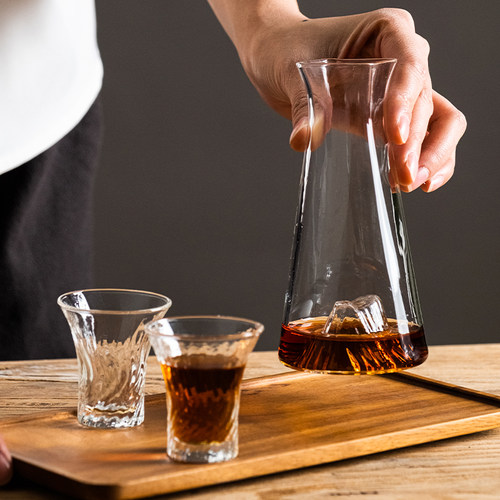 日式分享壶高硼硅玻璃手冲咖啡壶