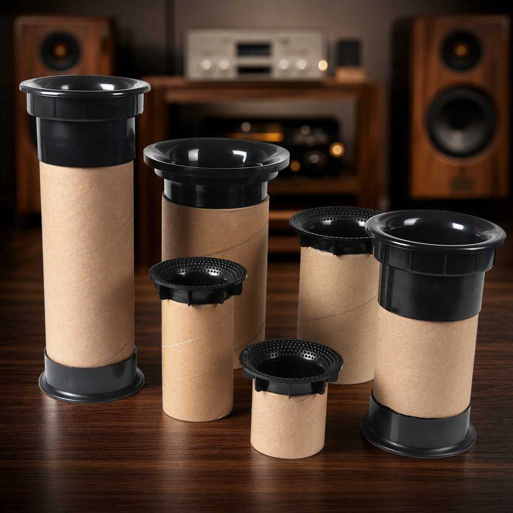 音箱导向管 HiFi音响 汽车低音炮排气孔5寸6.5寸 8寸10寸12寸音筒