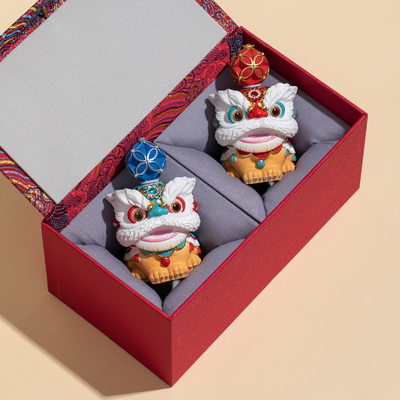 创意佛山醒狮文创特色礼品套装商务活动年会送客户伴手礼生日礼物