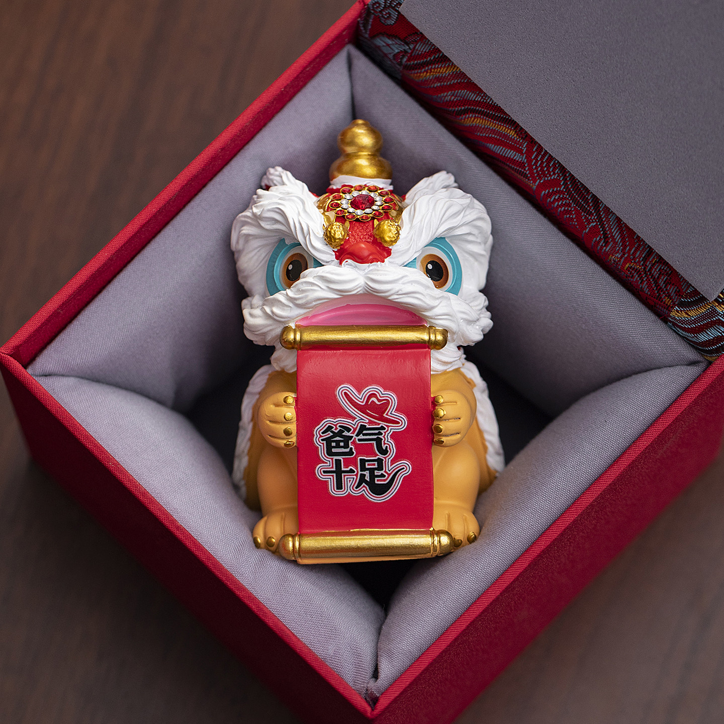 创意父亲节礼物送爸爸惊喜实用高级感小众个性醒狮纪念品生日礼品
