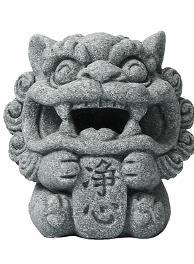创意风狮爷石头工艺品桌面摆件