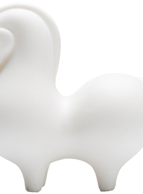 陶瓷唐马家居客厅玄关摆件创意可爱生肖动物工艺茶宠造景装饰品
