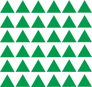 等腰三角形学校公开课幼儿园办公室定点标记防水标签可手写背胶贴