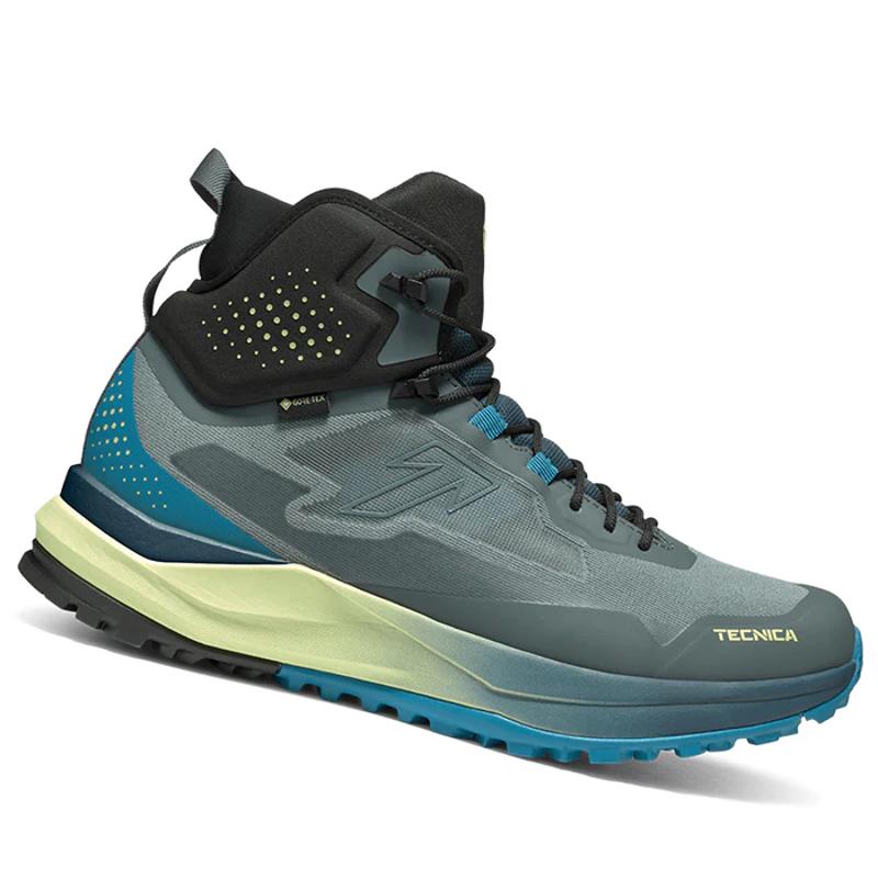 TECNICA/泰尼卡男士中帮缓震登山徒步鞋防滑耐磨透气高帮运动鞋