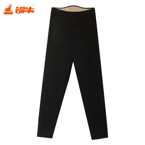 铜牛加厚蚕丝絮片保暖男裤