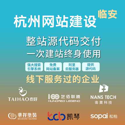 杭州临安网站建设开发定制 公司企业网站搭建设计官网 外贸站架设