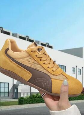 青岛福客来女鞋 断码清仓德训鞋女2026夏季新款韩版百搭平底透气