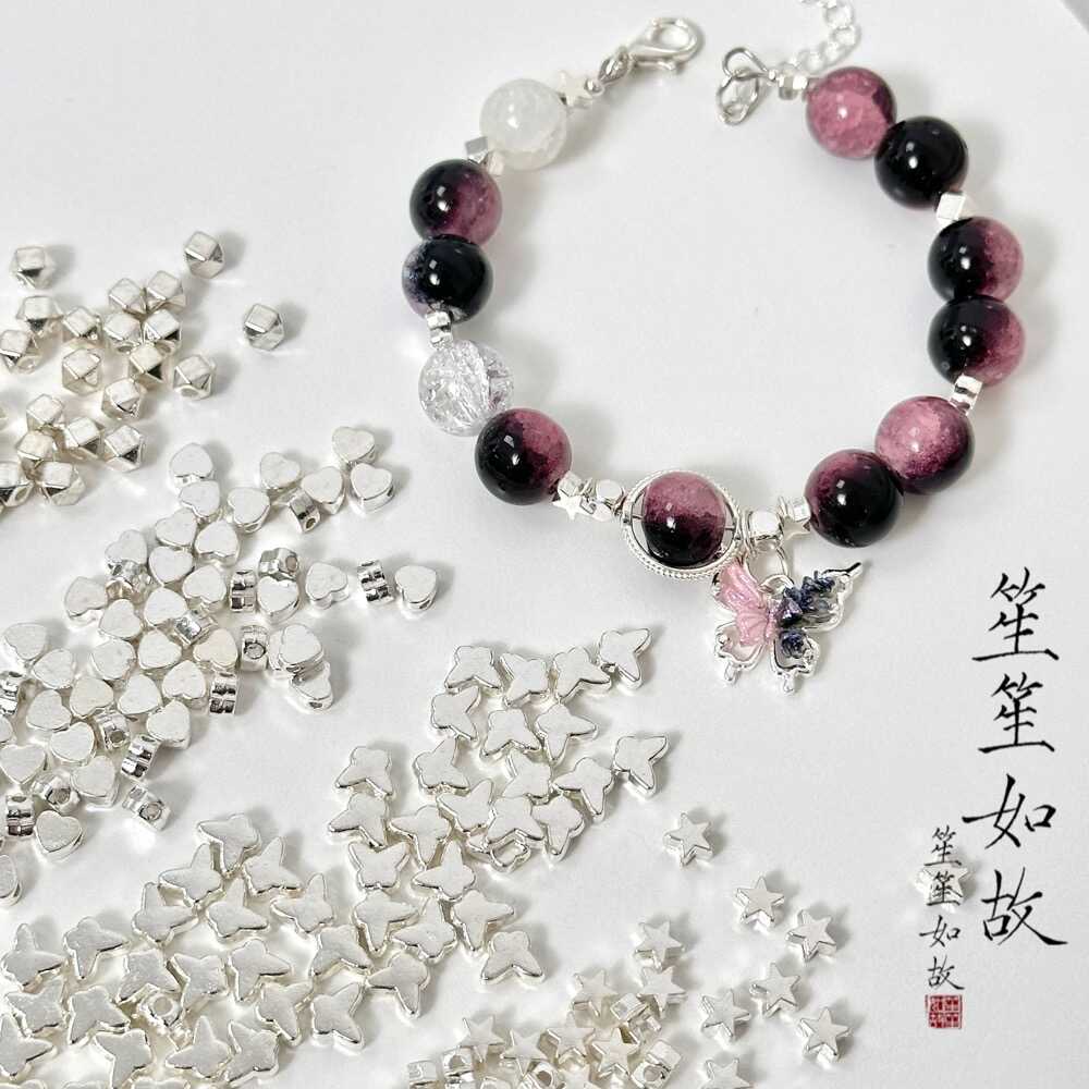 合金手链搭配隔珠散珠