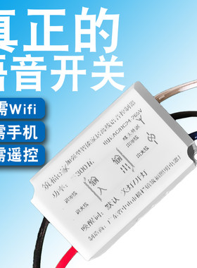 家用声控智能语音开关灯配件