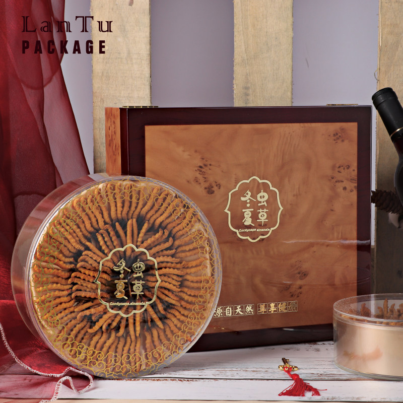 冬虫夏草包装盒礼品盒 空盒燕窝包装滋补品通用包装定制盒子木质