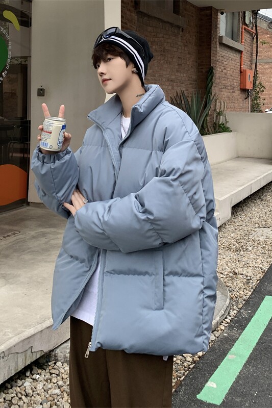XZ213-MY20-P70控88港风大码纯色加厚棉服现货五万件持续出货！,男装棉衣,星座213