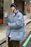 XZ213-MY20-P70控88港风大码纯色加厚棉服现货五万件持续出货！，男装棉衣，星座213