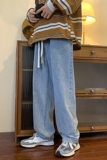 XZ213-DK19-P50控68港风大码水洗牛仔裤直播品质，男装牛仔裤，星座213