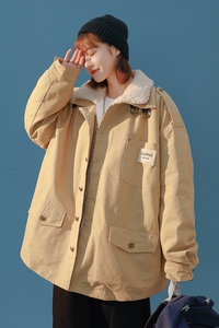 XZ213-MY10-P128控168假两件羊羔毛棉服 主推差价足，数据好！图片