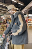 XZ213-MY16-P128控148港风大码中性羊羔毛棉服加绒加厚，男装棉衣，星座213