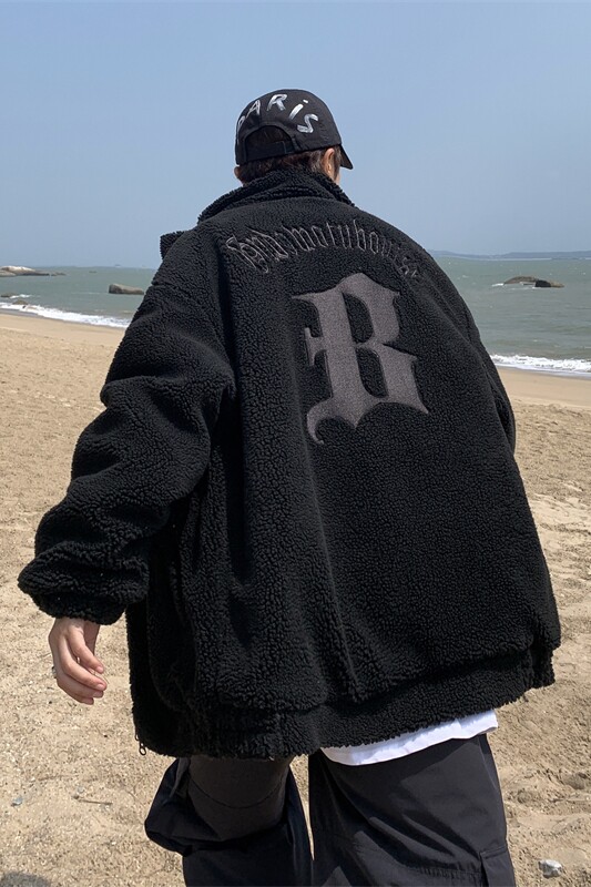 XZ213-MY45-P128控148港风大码刺绣夹棉加厚刺绣立领棉服,男装棉衣,星座213