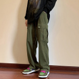 XZ213-DK20-P60控78工装大码织带多口袋工装裤，男装工装外套，星座213