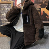 MY18-P148控168加厚羊羔毛连帽棉衣高品质棉服，男装棉衣，星座213