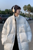 XZ213-MY33-P98控118港风大码加厚立领纯色棉服内里羊羔毛保暖，男装棉衣，星座213