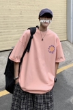 XZ213-19D91-P25控38大码创意印花宽松T恤潮流男短袖，男装T恤，星座213