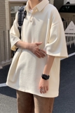 XZ213-19D61-P45控58港风大码高品质加厚POLO衫多色夏季主推，男装Polo衫，星座213