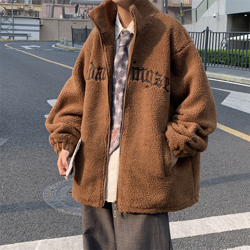 XZ213-MY39-P138控158港风大码刺绣夹棉加厚刺绣十字架立领棉服,男装棉衣,星座213