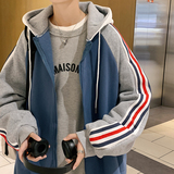 XZ213-19W26-P80控108秋装大码拼色连帽卫衣宽松外套加厚,女装短外套,星座213,四季星座 XZ213-19W26-P80控108秋装大码拼色连帽卫衣宽松外套加厚,女装短外套,星座213,四季星座