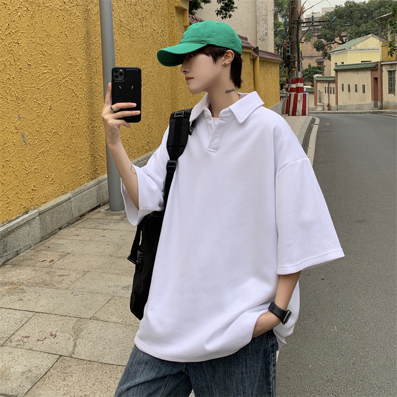 XZ213-19D61-P45控58港风大码高品质加厚POLO衫多色夏季主推，男装Polo衫，星座213