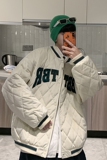 XZ213-JY50-P98控128菱形格加厚棉衣棒球服主推差价足！，男装棉衣，星座213